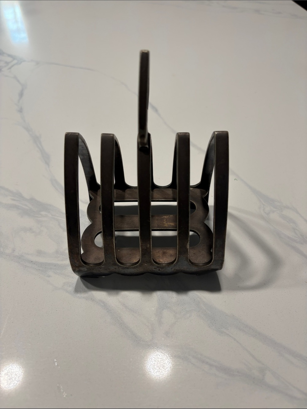 Antique Silver Toast Rack